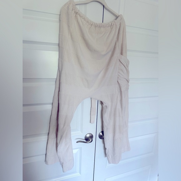 - Free People Beach Free-Est Island Terry Wide Leg Pants - Picture 5 of 6